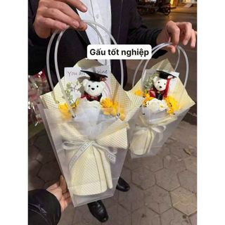 GẤU TỐT NGHIỆP, CỬ NHÂN LÀM HOA, QUÀ TẶNG