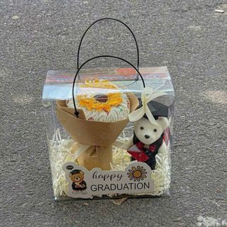 GẤU TỐT NGHIỆP, CỬ NHÂN LÀM HOA, QUÀ TẶNG