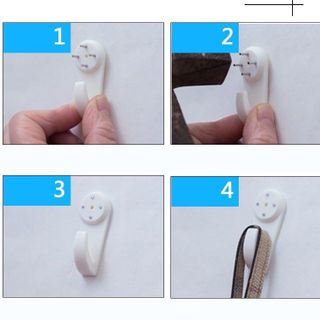 Đinh 4 chân 3 chân treo khung ảnh, treo tranh đóng tưởng không cần khoan vít đồng hồ treo tường trang trí