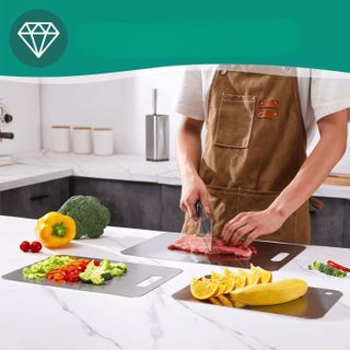 Thớt Inox 304 Kháng khuẩn thép không gỉ cấp thực phẩm Cấp Chống Nẩm Mốc, Chống nấm mốc, An toàn kháng khuẩn và chống gỉ