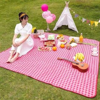 Thảm Picnic Dã Ngoại Gấp Gọn Chống Thấm, Thích Hợp Du Lịch Cắm Trại Chụp Ảnh