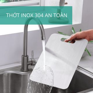 Thớt Inox 304 Kháng khuẩn thép không gỉ cấp thực phẩm Cấp Chống Nẩm Mốc, Chống nấm mốc, An toàn kháng khuẩn và chống gỉ