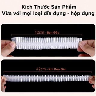 Bịch màng bọc thực phẩm gấu chất liệu PE có chun an toàn trong suốt