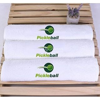 Khăn Thêu Hanoitex Khăn Thêu Pickleball Cotton Kích Thước 35*80cm Theo Yêu Cầu