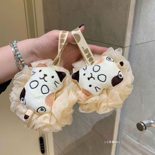 Bông tắm mèo cute