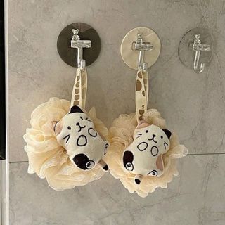 Bông tắm mèo cute