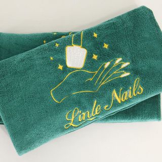 Khăn Thêu Hanoitex Khăn Nail 50*1m Thêu Logo Theo Yêu Cầu