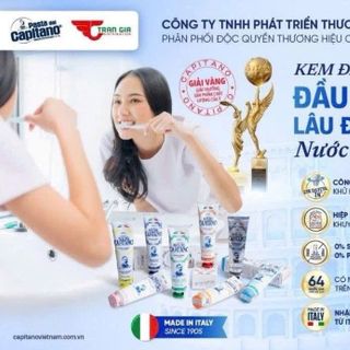 THANH LÝ Kem đánh răng capitano thương hiệu nước Ý có từ lâu đời , bản dupe Mavis Date code