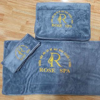 Khăn Thêu Hanoitex Khăn Nail 50*1m Thêu Logo Theo Yêu Cầu