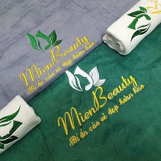 Khăn Thêu Hanoitex Khăn Nail 50*1m Thêu Logo Theo Yêu Cầu