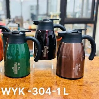 ẤGN Ấm Đựng nước inox WYK-SX1.6l - 304 lít quai nhựa (THÙNG 18C) KT61*32*51