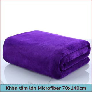 Khăn Tắm Lớn Spa, Khăn Quấn Body Spa HANOITEX Sợi Microfiber Cao Cấp Kích Thước 70*140cm