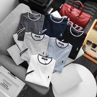 Áo thun nam cao cấp. Chất  Cotton 100% 4c.  Dày Mịn mát. Thấm hút mồ hôi. Chất đẹp.