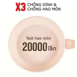 CHẢO ĐÁ NHẬT CHỐNG DÍNH VÂN ĐÁ 26CM