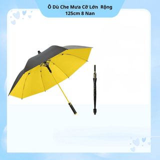 Ô che nắng cỡ lớn chống tia UV thiết kế 2 lớp cán dài có bọc ,Vỏ rút ngăn nước tràn ra Xe Ô Tô
