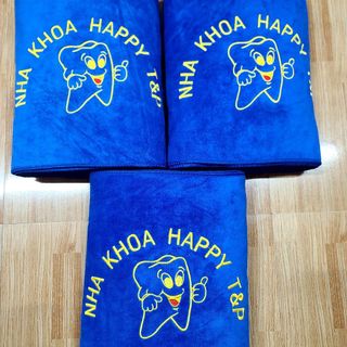 Khăn Thêu Hanoitex Khăn Thêu Nha Khoa Theo Yêu Cầu Cho Khách Hàng