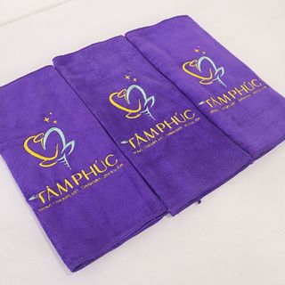 Khăn Thêu Hanoitex Khăn Thêu Nha Khoa Theo Yêu Cầu Cho Khách Hàng