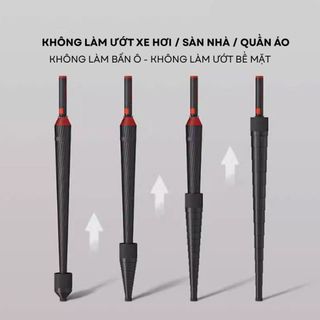 Ô che nắng cỡ lớn chống tia UV thiết kế 2 lớp cán dài có bọc ,Vỏ rút ngăn nước tràn ra Xe Ô Tô