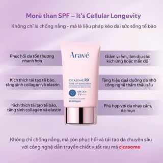 THANH LÝ Kem chống nắng nâng tone Arave  Hàng nhập khẩu chính ngạch date 2027 Giá bán mới 1tr2 1 hộp