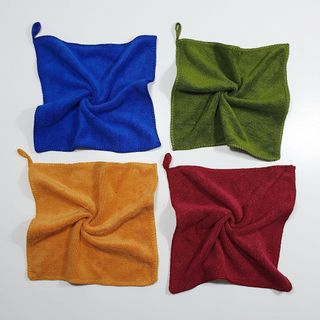 Sét 5 Khăn Lau Đa Năng Hannoitex Chất Microfiber 30*30cm