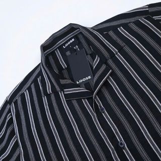 Áo sơ mi nam. Chất linen cotton dệt , thiết kế cổ vest classic.