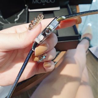 ĐỒNG HỒ COUPLE SIÊU CẤP MOVODA DÂY DA KÍNH SAPHIRE TADCODE