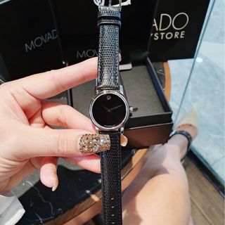 ĐỒNG HỒ COUPLE SIÊU CẤP MOVODA DÂY DA KÍNH SAPHIRE TADCODE