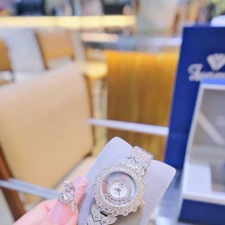 ĐỒNG HỒ NỮ CHÍNH NGẠCH FUNMEI F2128 ĐÁ CZ XOAY FULLBOX HOÁ ĐƠN