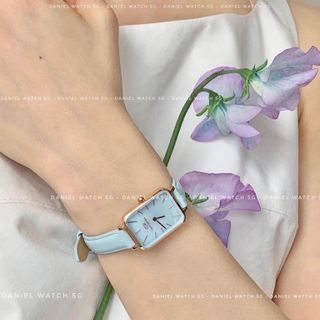 ĐỒNG HỒ NỮ CAO CẤP D WELLINGTON QUARDO BLUEBELL DÂY DA MẶT CN FULLBOX