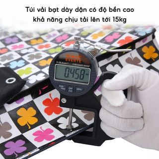 Túi Bạt Siêu To đựng đồ quần áo vải cỡ lớn có khóa kéo và quai bền chắc chắn