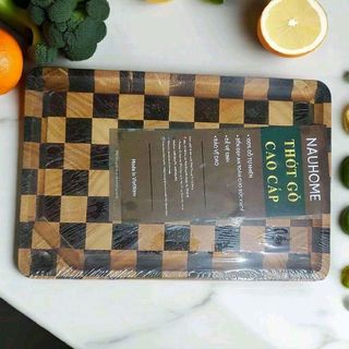 THỚT GỖ CAO CẤP CARO 30 X 20 X 2cm Chất Liệu Gỗ Cao Cấp Độ Bền Tốt Thích Hợp Trang Trí