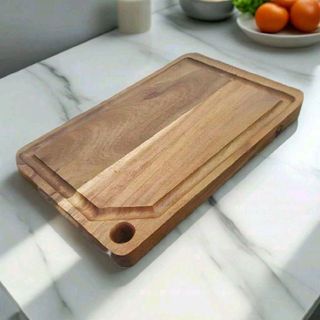 NAUHOME Thớt Gỗ Cao Cấp 20x30x2.5cm - Chất Liệu Gỗ Cao Cấp Đảm Bảo Độ Bền An Toàn - Sản Phẩm Chất Lượng Phù Hợp Cho Nhiều Mục Đích Sử Dụng