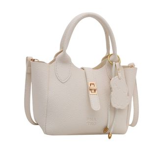 Túi xách nữ kẹp nách đeo chéo khóa xoay da gạo tặng kèm tag gấu K763