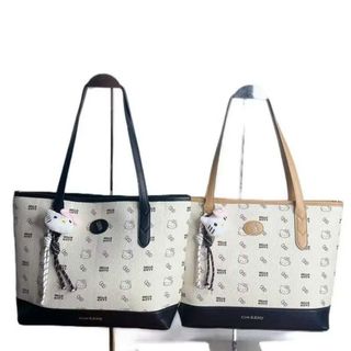 [Tặng móc khóa] Túi xách nữ kẹp nách sz 30 cm họa tiết xinh xắn tặng kèm móc khóa mèo K762