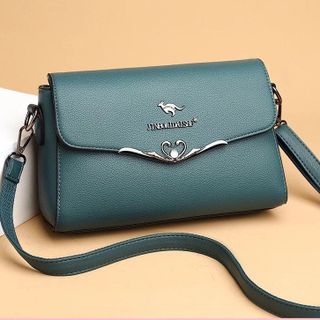 Túi xách nữ kẹp nách đeo chéo da gạo nhiều ngăn khoá chuột dễ thương K488