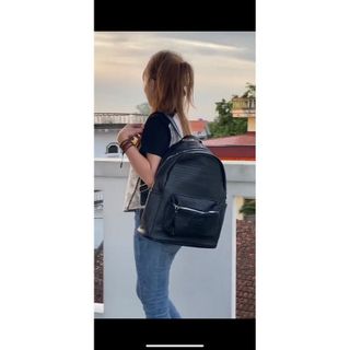 Balo Quai To đi học, ba lô đi chơi cỡ lớn da gạo ô vuông để vừa giấy a4,laptop 14inch k481