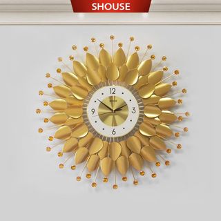 Đồng Hồ Trang Trí Treo Tường Kim Trôi Shouse DC666 kích thước cỡ lơn phù hợp cho phòng khách phòng ăn