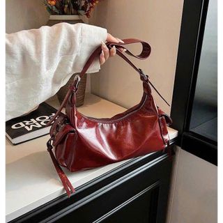 Túi xách nữ, túi đeo chéo da bóng dáng thuyền K610