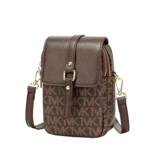 Túi xách nữ kẹp nách đeo chéo đựng điện thoại 2 ngăn có khóa kéo họa tiết thời trang K347