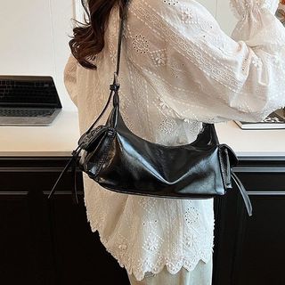 Túi xách nữ, túi đeo chéo da bóng dáng thuyền K610