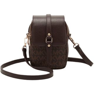 Túi xách nữ kẹp nách đeo chéo đựng điện thoại 2 ngăn có khóa kéo họa tiết thời trang K347