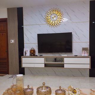 Đồng Hồ Trang Trí Treo Tường Kim Trôi Shouse DC666 kích thước cỡ lơn phù hợp cho phòng khách phòng ăn