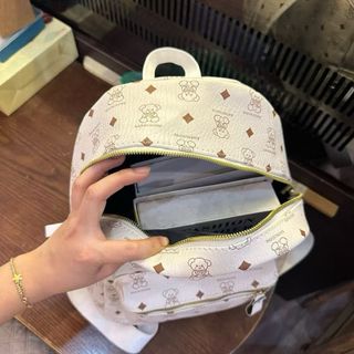 Ba lô đi học , balo đi chơi thời trang size 40 Hoạt tiết gấu để vừa giấy a4, sách vở , lattop K529