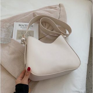 Túi xách nữ kẹp nách đeo chéo dáng thuyền da trơn 2 tăng giảm dài ngắn K47