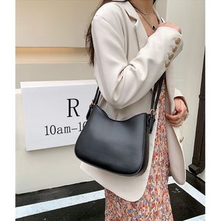 Túi xách nữ kẹp nách đeo chéo dáng thuyền da trơn 2 tăng giảm dài ngắn K47