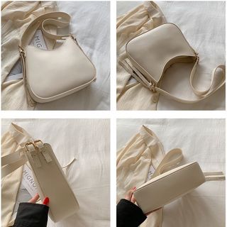 Túi xách nữ kẹp nách đeo chéo dáng thuyền da trơn 2 tăng giảm dài ngắn K47