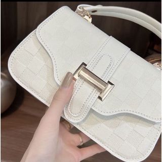 Túi xách nữ kẹp nách đeo chéo kẻ ô vân ran cao cấp k84