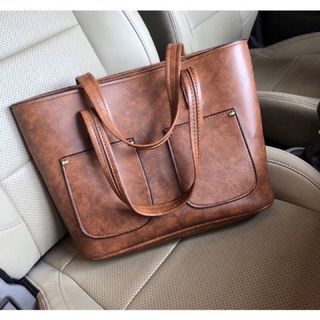 Túi xách nữ kẹp nách đeo chéo công sở da dầy sz38 đựng vừa laptop có ngăn đựng ví K07