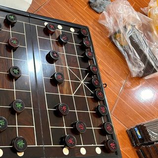 Bàn cờ tướng gỗ trắc đỏ đen
