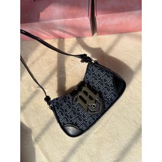 Túi xách nữ kẹp nách đeo chéo vải bò họa tiết chữ M cao cấp K440